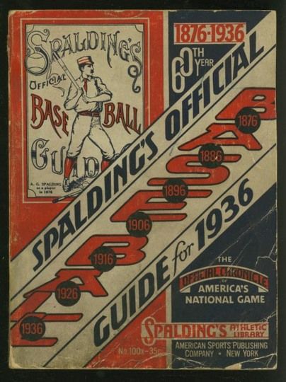 MAG 1936 Spalding's Guide
